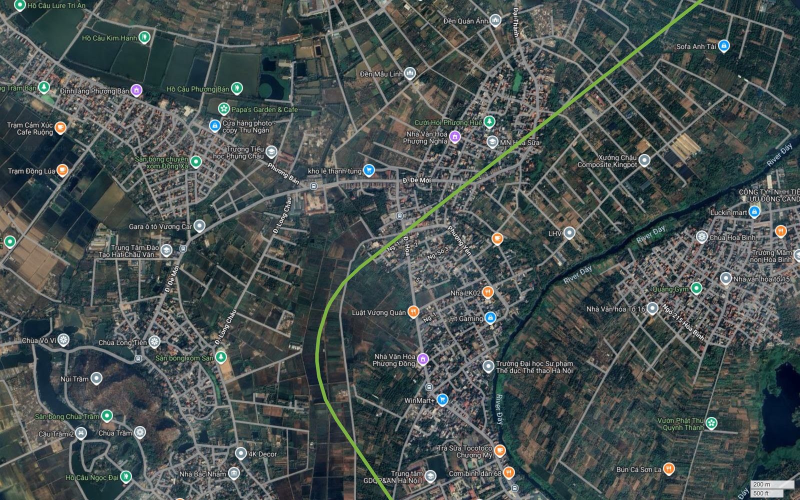 Tuyến metro số 11 Hà Nội qua khu Phụng Châu, gần Chùa Trăm, Chùa Long Tiên, Chùa Vô Vi và Núi Trầm