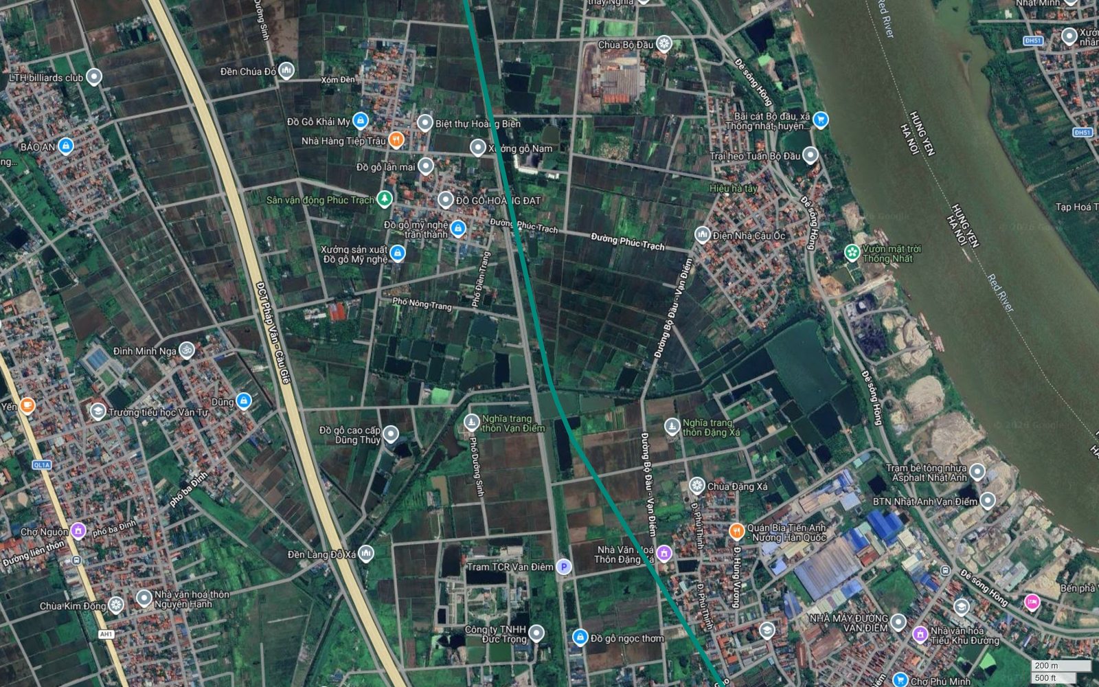 Tuyến metro số 12 Hà Nội qua Vạn Điểm, gần Nhà máy đường Vạn Điểm và Chợ Phú Minh