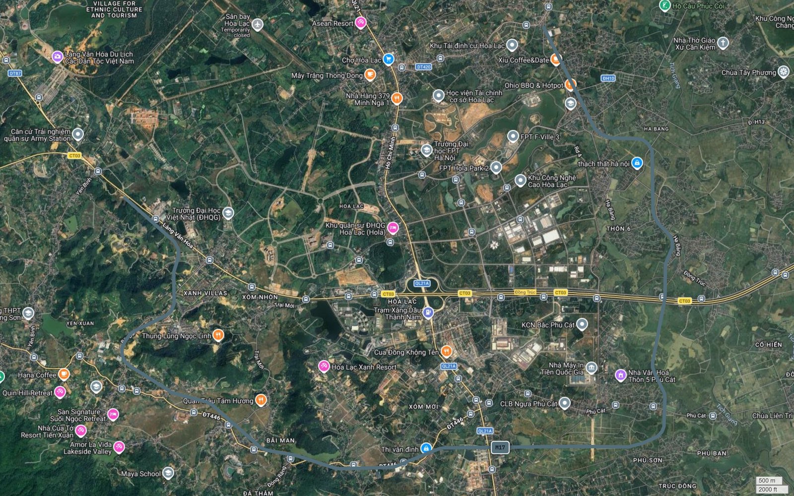 Tuyến metro số 17 Hà Nội đi qua đâu? Bản đồ 22,6 km