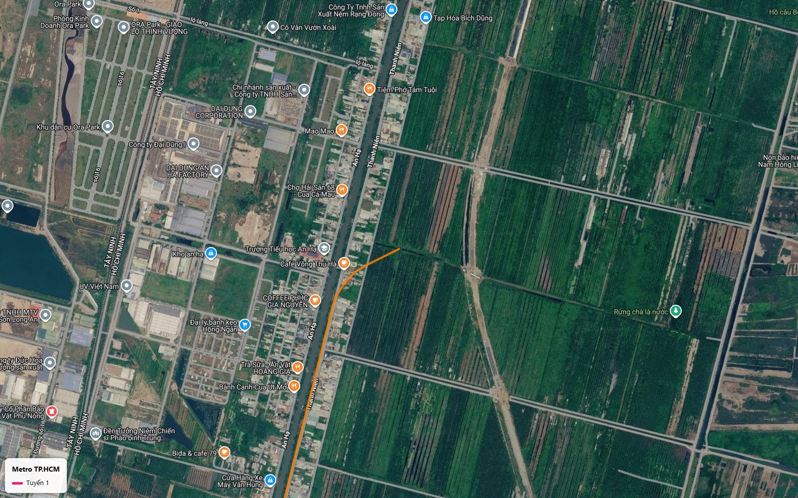 Lộ trình tuyến metro số 1 TP.HCM: từ Bình Chánh sang Bình Dương